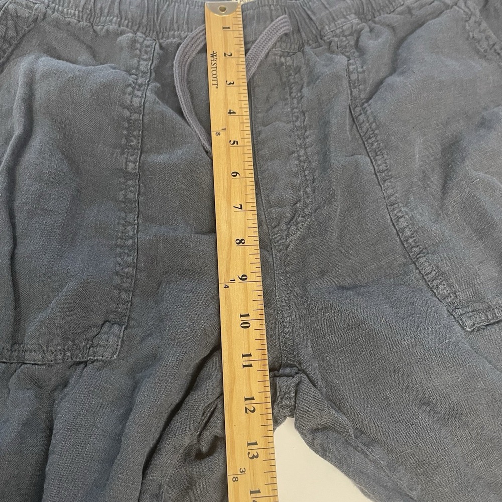 Faherty Pants Mens XXL Blue 100% Linen Drawstring Breathable Lightweight Beach - Picture 9 of 10